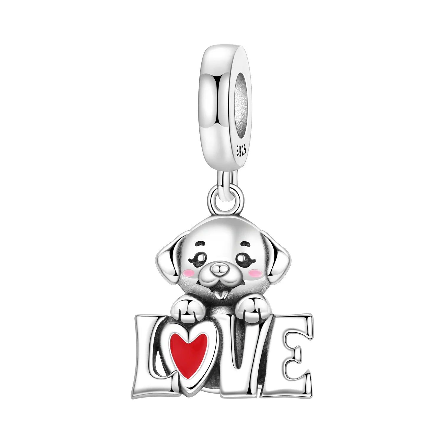 Hot Sale 925 Sterling Silver Dog & Cat Pet Charms | Cute Animal Pendant for Women Bracelet & Necklace DIY Jewelry Gift