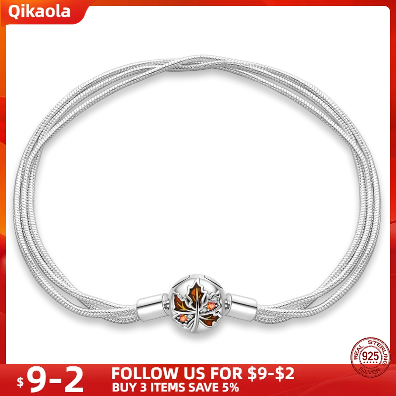 S925 Sterling Silver Snake Bone Chain Bracelet | Pandora Fit DIY Jewelry