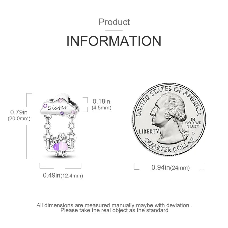 925 Sterling Silver Funny Playable Charms Beads | Smart Watch Tarot Bike Travel Dangle Fit Pandora Bracelet DIY Jewelry