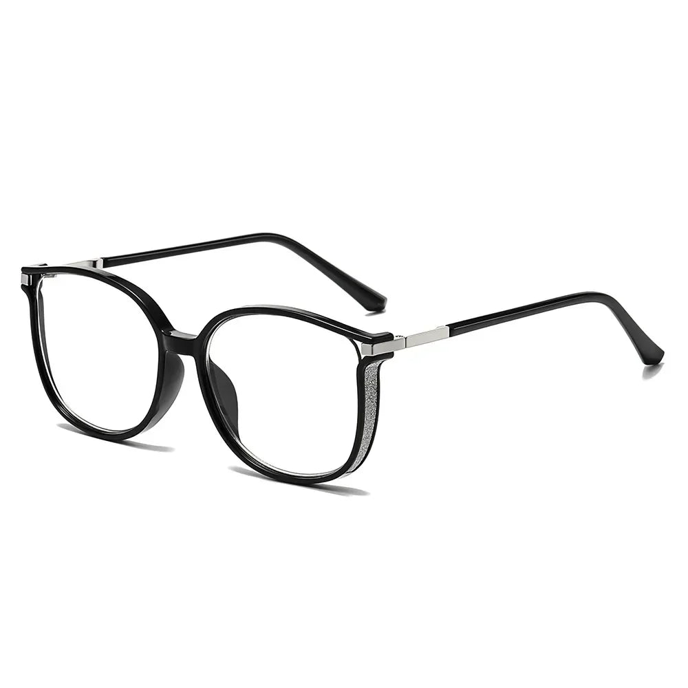 Fashionable Alloy Reading Glasses – Anti Blue Light Presbyopia Glasses for Men & Women | Square Large Frame Eyewear