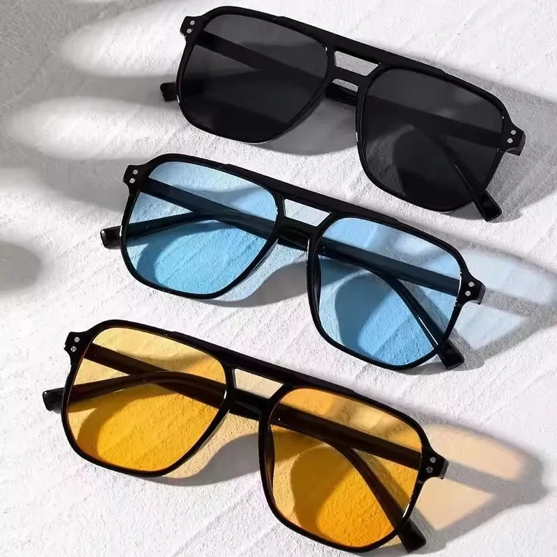 Retro Rectangle Sunglasses for Women – Brand Designer Vintage Small Frame Luxury Sun Glasses | Ladies Classic Black Square