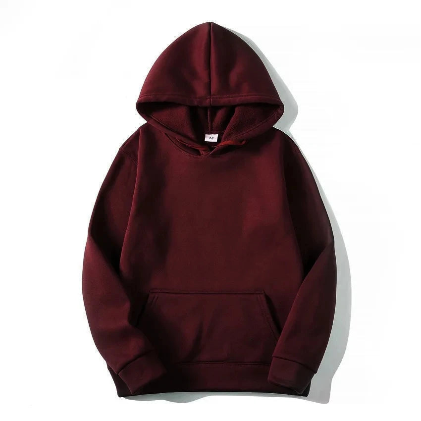 2025 Unisex Heavyweight Hoodie | American High Street Hooded Pullover | Men & Women Plus Size