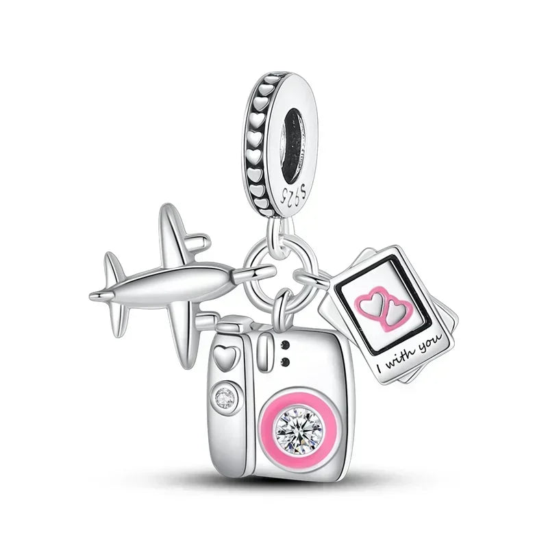 2025 Hot Sale 925 Sterling Silver CZ Pave Mother’s Embrace Dangle Charm | Fit Original Pandora Bracelet DIY Jewelry