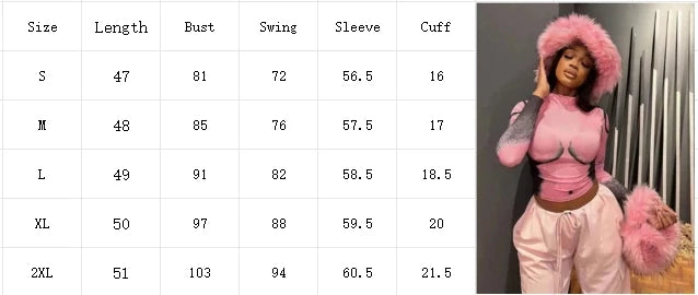 Body Portrait Printed Slim Fit Top | Women’s Long Sleeve Round Neck T-Shirt | Sexy Pink Autumn Streetwear