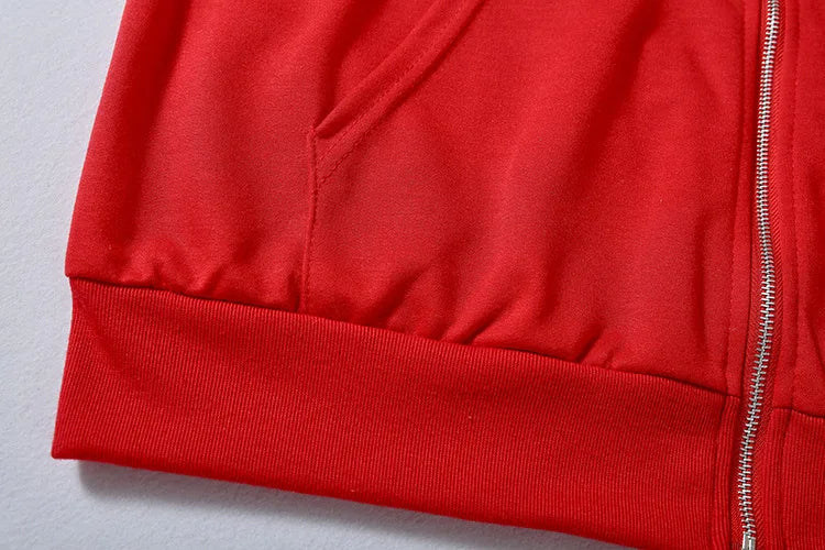 Y2K Rhinestone Skeleton Hoodie | Women’s Gothic Black Oversized Zip-Up Sweatshirt | Retro Harajuku Streetwear