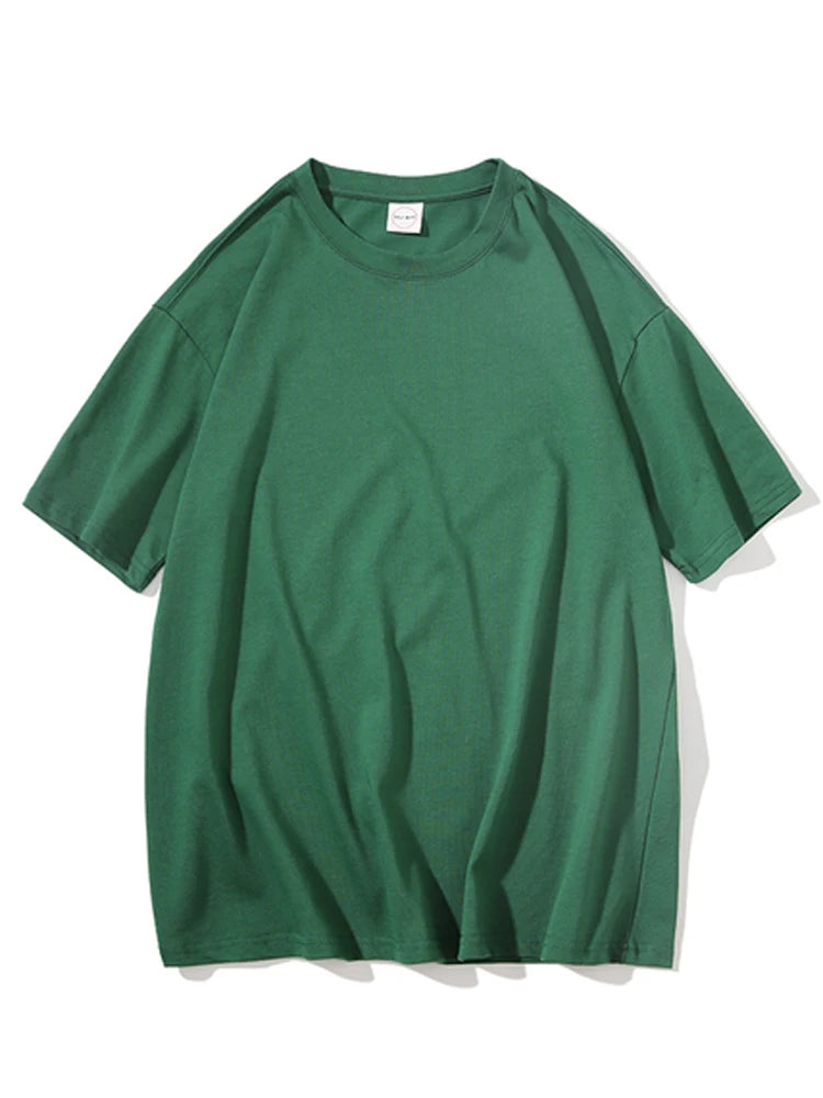 LEGIBLE 2025 Summer Women Short Sleeve T-Shirt – Loose Solid O-Neck Casual Tee 🌞👚