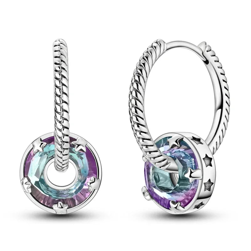 925 Sterling Silver Luminous Firefly Earrings | Original Design Pendant Earrings for Women – Luxury Wedding & Anniversary Jewelry Gift