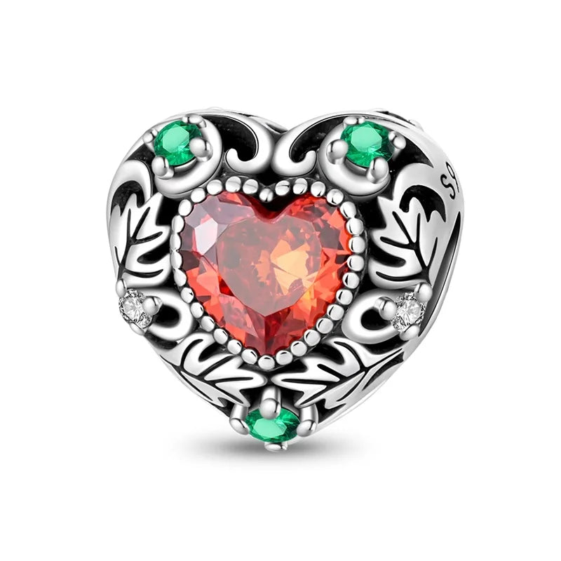 Original 925 Sterling Silver Luminous Lantern & Magic Cat Charm Bead | Glowing Angel Jungle Pendant for Bracelet Jewelry