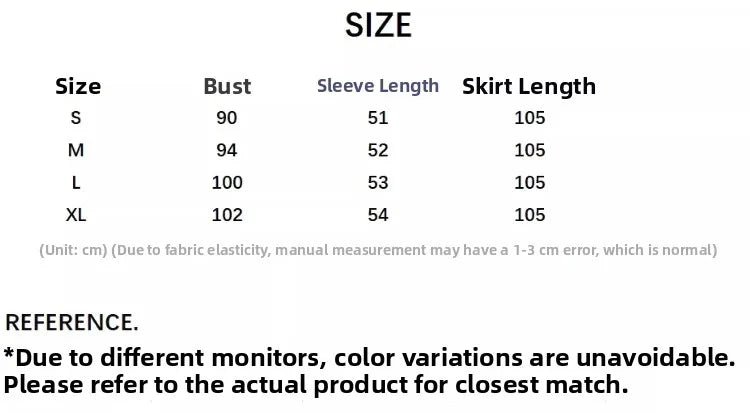 Plus Size Women’s Mid-Length Dress – Casual Round Neck Long Sleeve A-Line H-Line Skirt for Autumn Winter