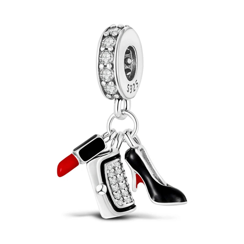New 925 Sterling Silver Red Series Charm Bead | Original Pendant for Bracelets & Necklaces DIY Jewelry Gift for Women