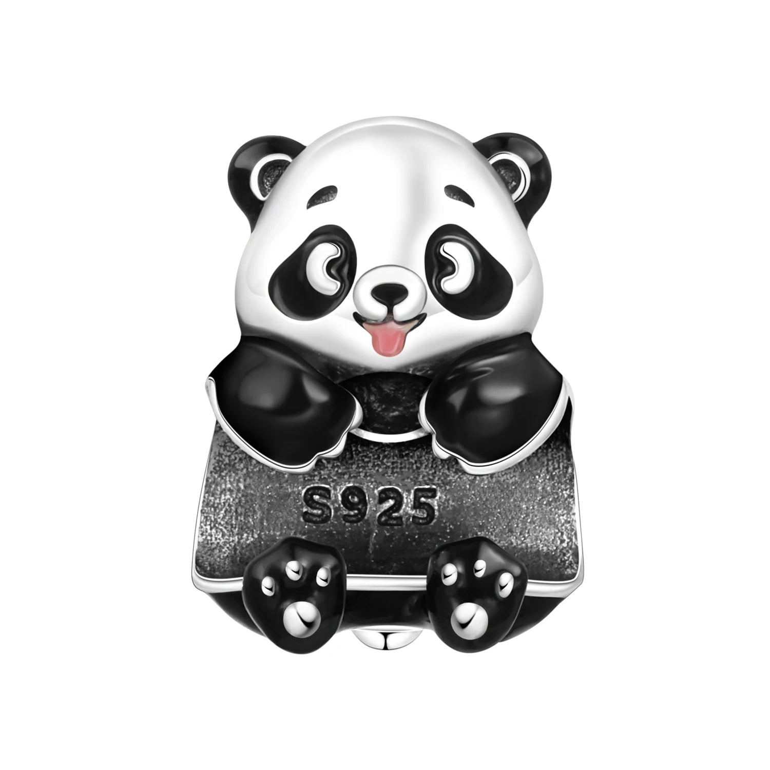 925 Sterling Silver Cute Raccoon Charm Bead | Animal Bracelet Decoration DIY Jewelry Birthday Gift