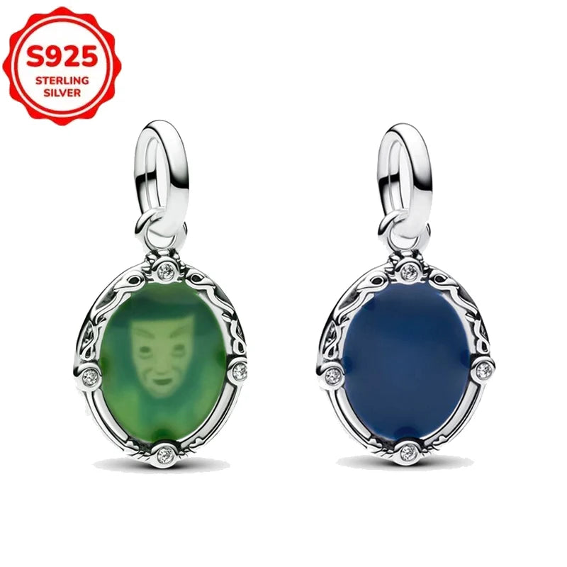 New Disney 925 Sterling Silver Cheshire Cat & Dumbo Charms – Original Bracelet Beads DIY Pendant Halloween Jewelry Gift