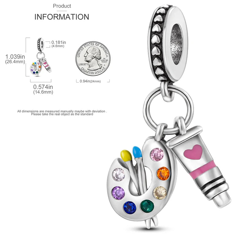 2025 Hot Elk, Dinosaur & Firefly Luminous Dangle Charm Beads | 925 Sterling Silver DIY Bracelet