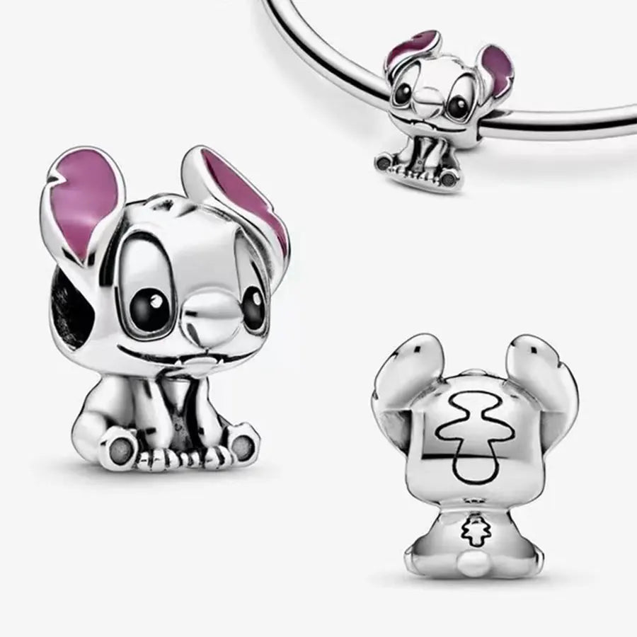 2025 100% 925 sterling silver pendant Disney Spider-Man beads Suitable for original DIY bracelet, women's fashion gift