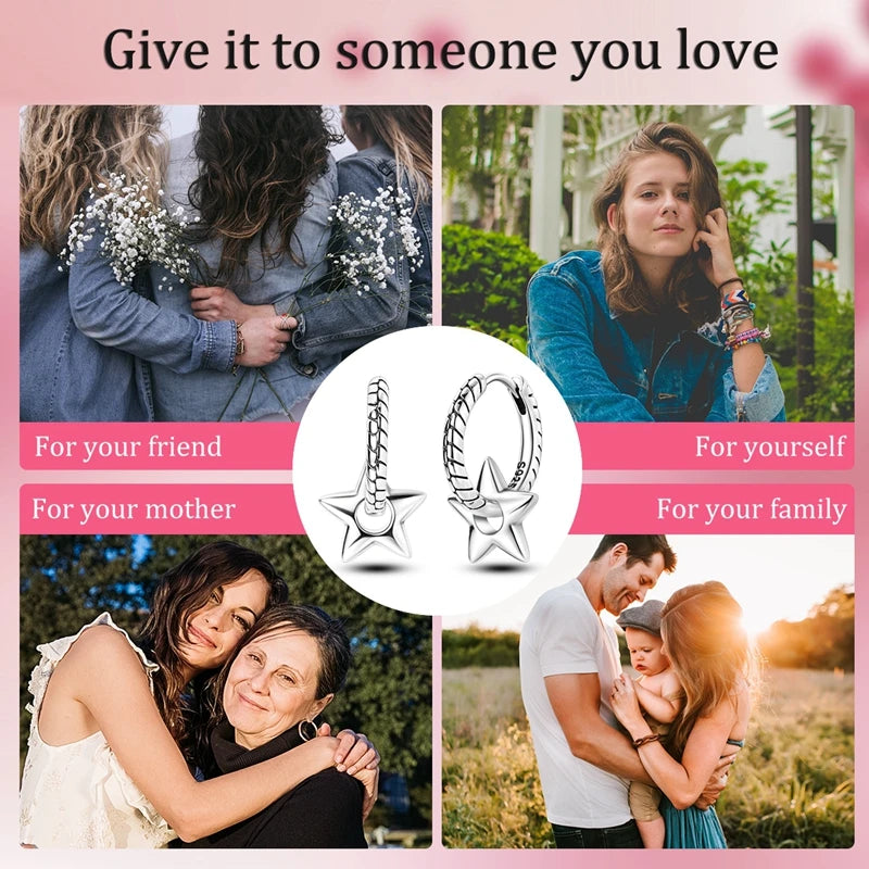 925 Sterling Silver Colorful Butterfly Hoop Earrings | Pave CZ Elegant Gothic Jewelry for Women & Friends