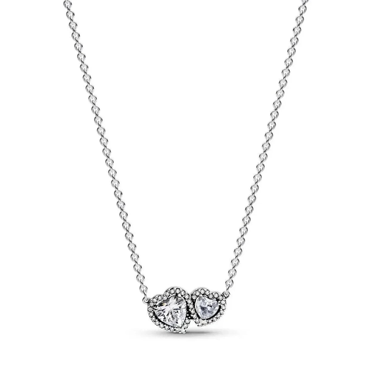 925 Sterling Silver Colorful Bow Necklace Ring Earring Set Crystal Jewelry for Women Gift