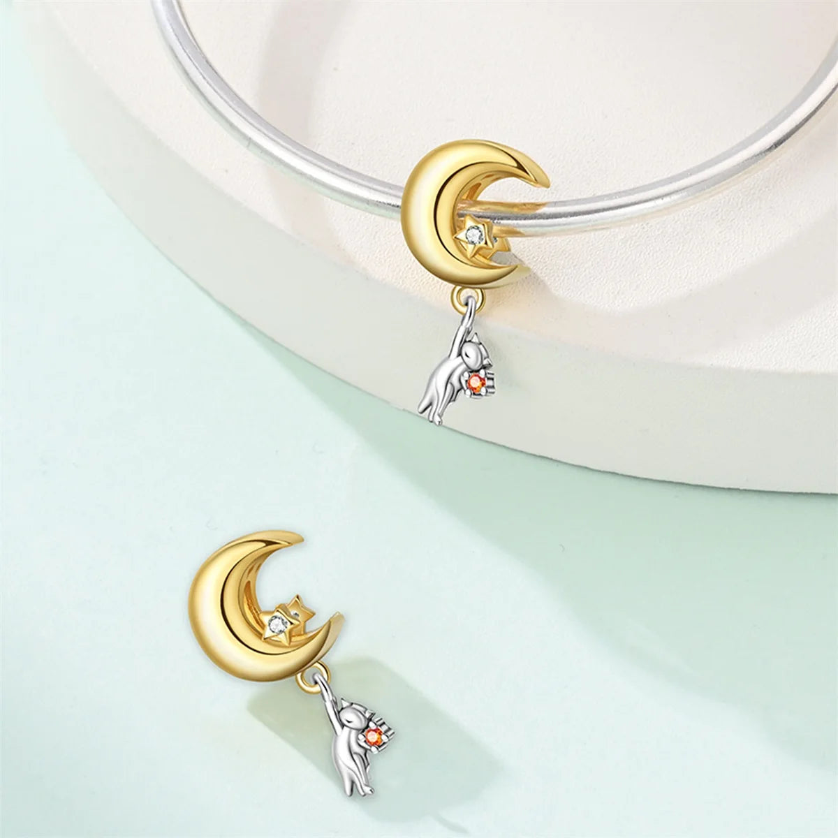 925 Sterling Silver Animal Charms | Bear, Rabbit, Dog, Panda, Elephant & Pig Beads Fit Original Bracelet DIY Jewelry Gift