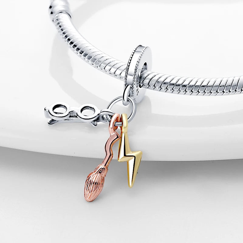 2024 Hot Sell Magician Series Pendant | 925 Sterling Silver Envelope & Owl Charm Beads for Bracelet