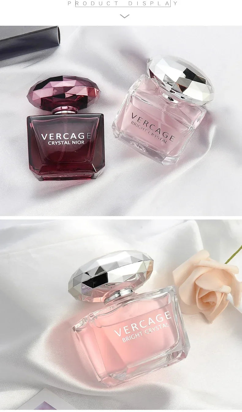 50ML Osmanthus Peony & Pomegranate Perfume for Women – Crystal Diamond Series | Light, Elegant & Long-Lasting Fragrance
