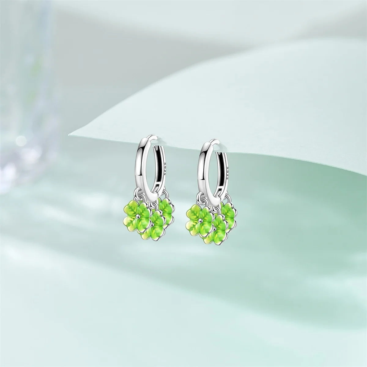 New Original 925 Sterling Silver Sweetheart Bow & Crab Ocean Earrings | Donut Zircon Round Design Women’s Fine Jewelry