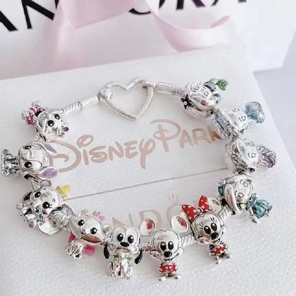 2025 New 925 Sterling Silver Disney & Harry Potter Charm Beads – Fit Original Pandora Bracelet, Women’s Fashion Gift