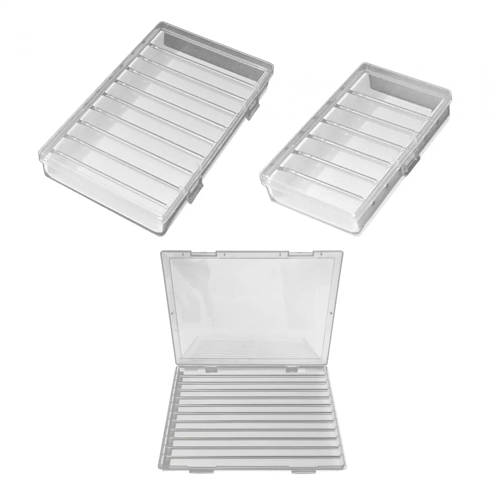 Acrylic Pandora Box Beads Rectangle Clear Jewelry Storage Organizer