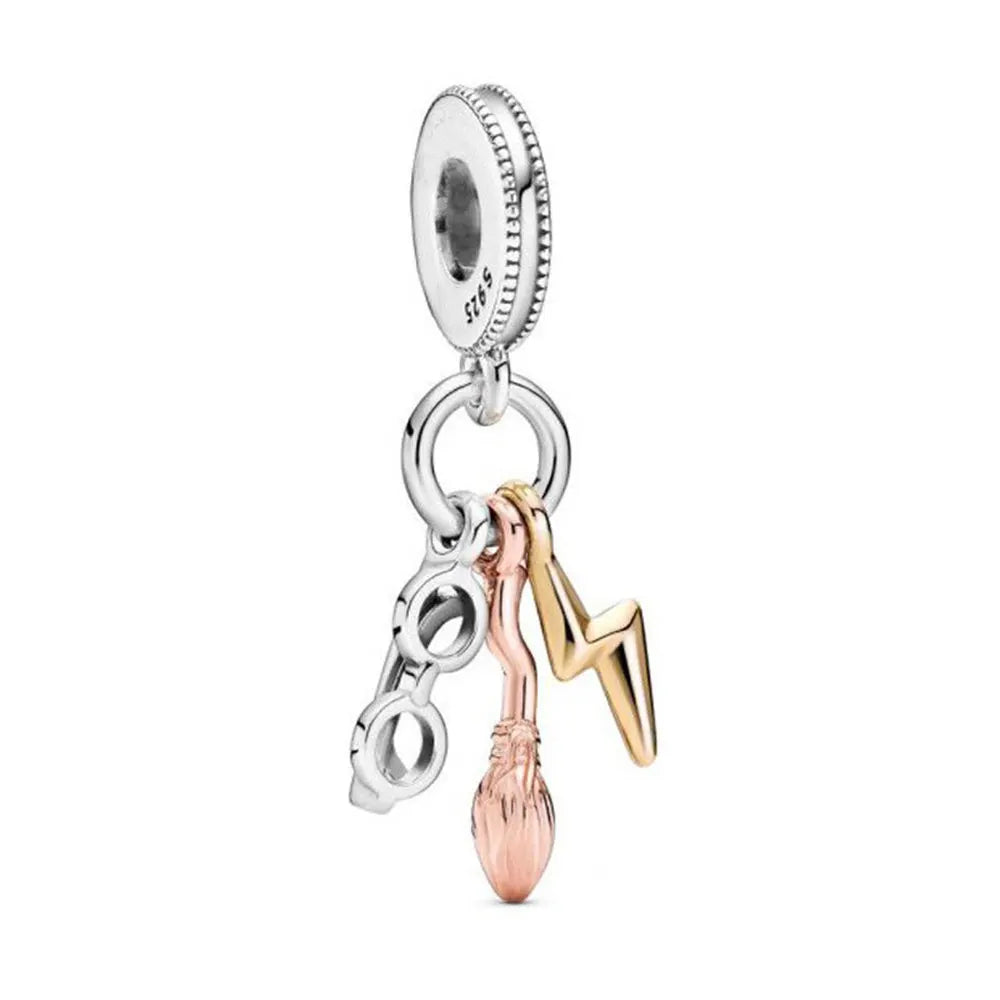 2025 925 Sterling Silver Lucky Ladybug Key Pendant Charm Bead | Fits Original Bracelet DIY Jewelry Making