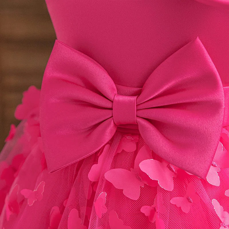Hello Kitty Girl Butterfly Princess Dress – Birthday Party Outfit, Christmas & New Year Children Gift