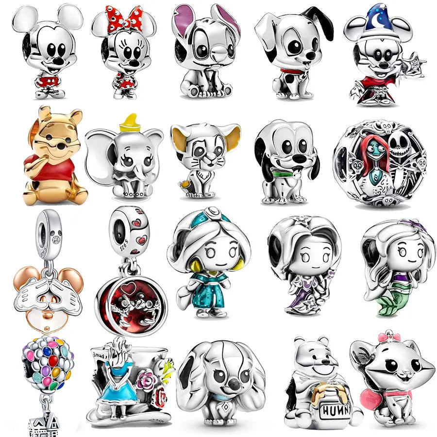 2025 925 Sterling Silver Disney Harry Potter Pendant Charm | Fits Pandora Original DIY Bracelet | Women's Fashion Jewelry Gift
