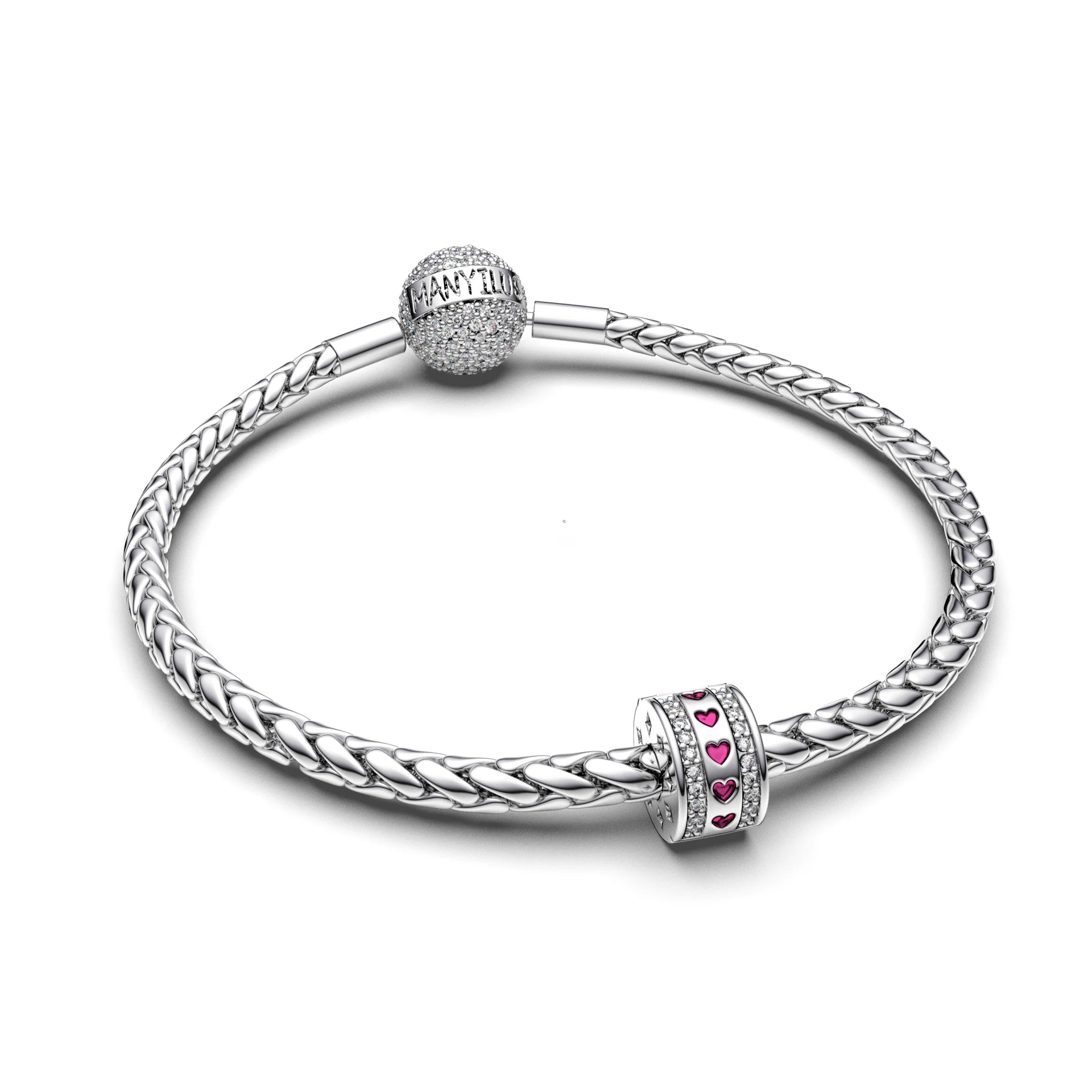 925 Sterling Silver Certified Charms | Real Silver Pendant Beads & Bracelets for Women Jewelry