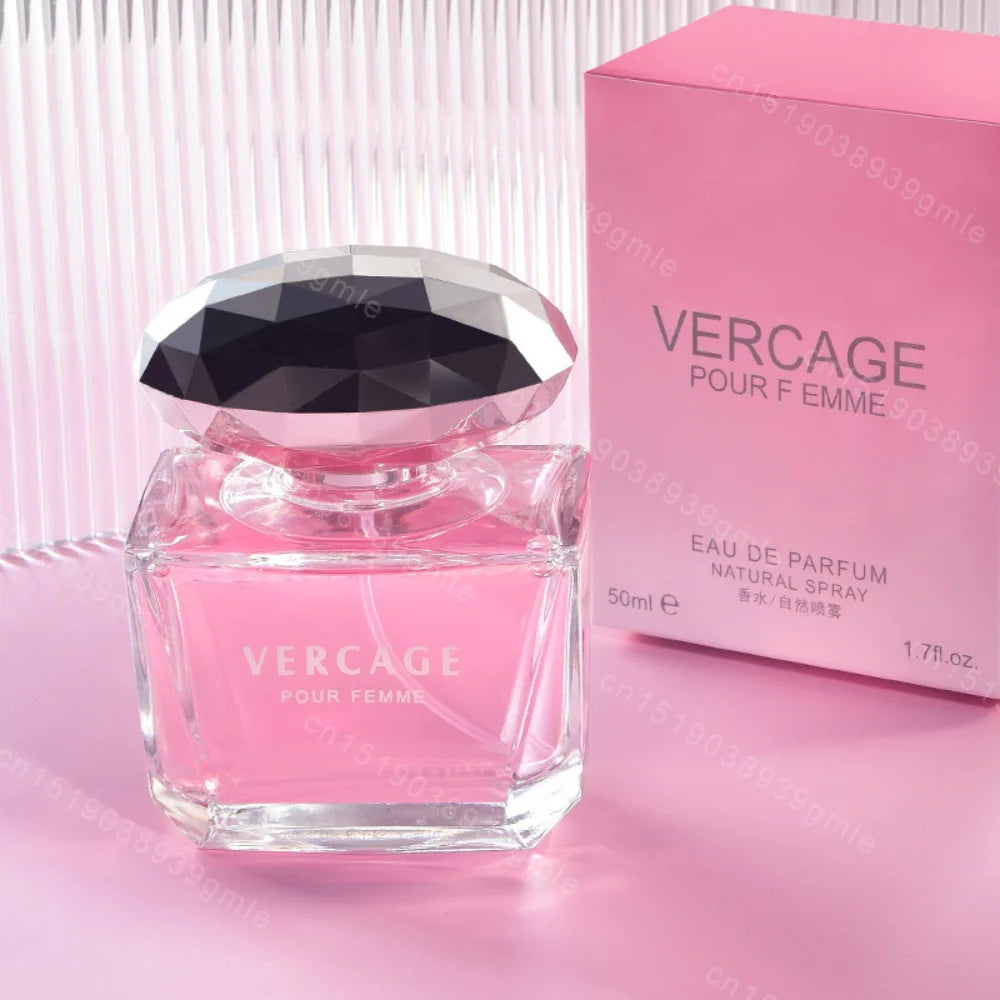 50ML Osmanthus, Peony & Pomegranate Perfume for Women – Crystal Diamond Series | Light, Elegant & Long-Lasting Scent