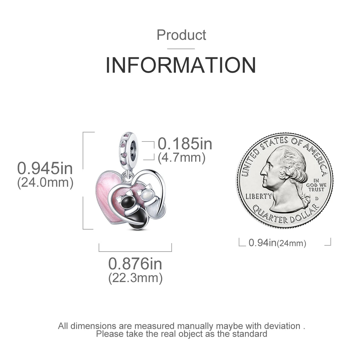 S925 Silver Heart Love Mom Infinity Charm | Dangle Bead Fit Bracelet Jewelry Mother’s Day Gift