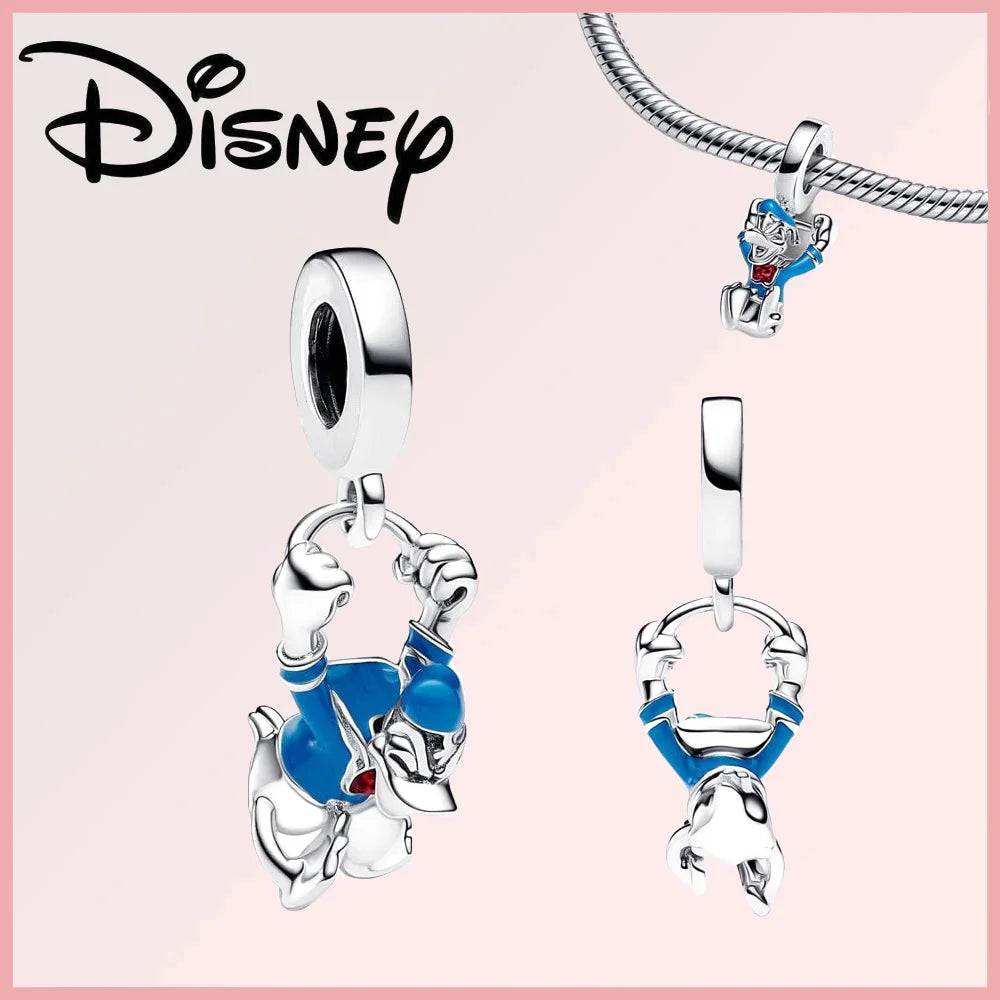 Disney Deadpool Stitch Minnie Winnie 925 Sterling Silver Dangle Charms – Fit Original Bracelet