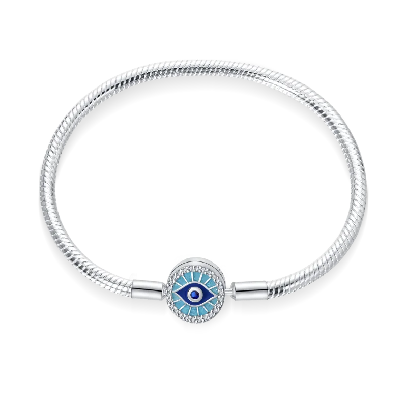 S925 Sterling Silver Snake Bone Chain Bracelet | Pandora Fit DIY Jewelry