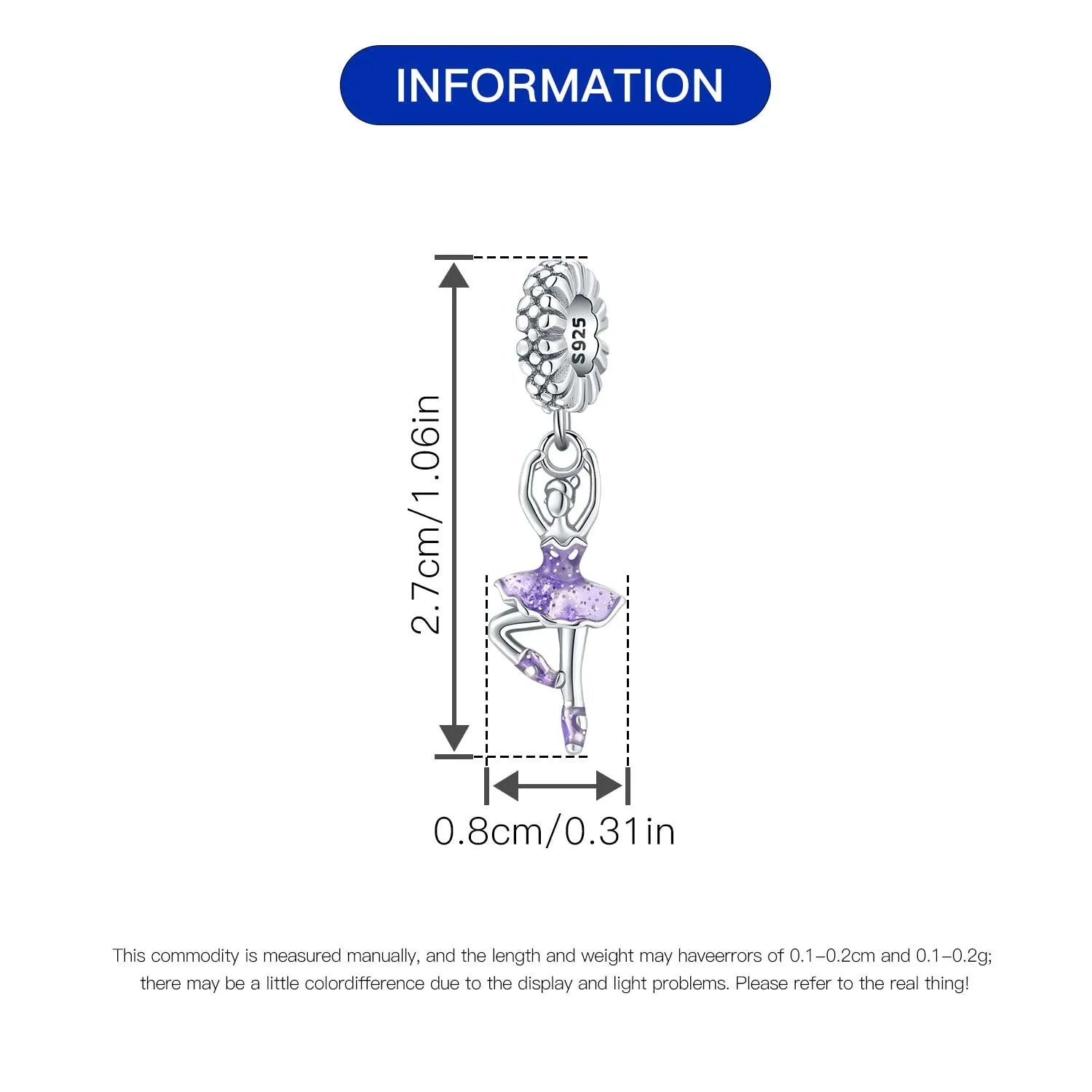 Orstarry 925 Sterling Silver Cartoon Nurse Charm Bead | Cute DIY Bracelet Jewelry Gift for Women