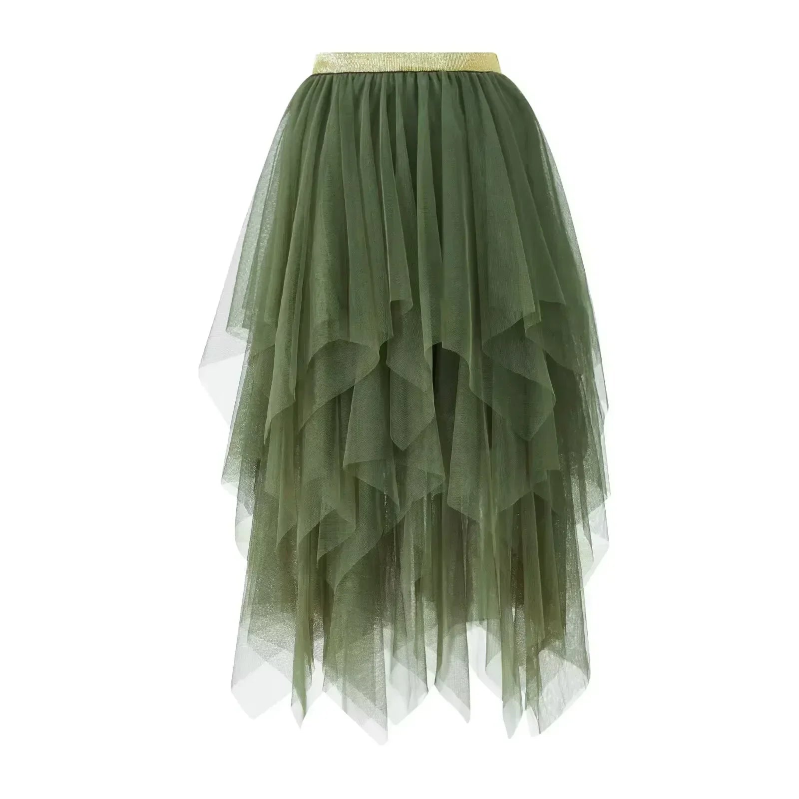 Women’s Summer Tutu Skirt – Harajuku High Waist Tulle Mesh Midi Faldas 👗✨