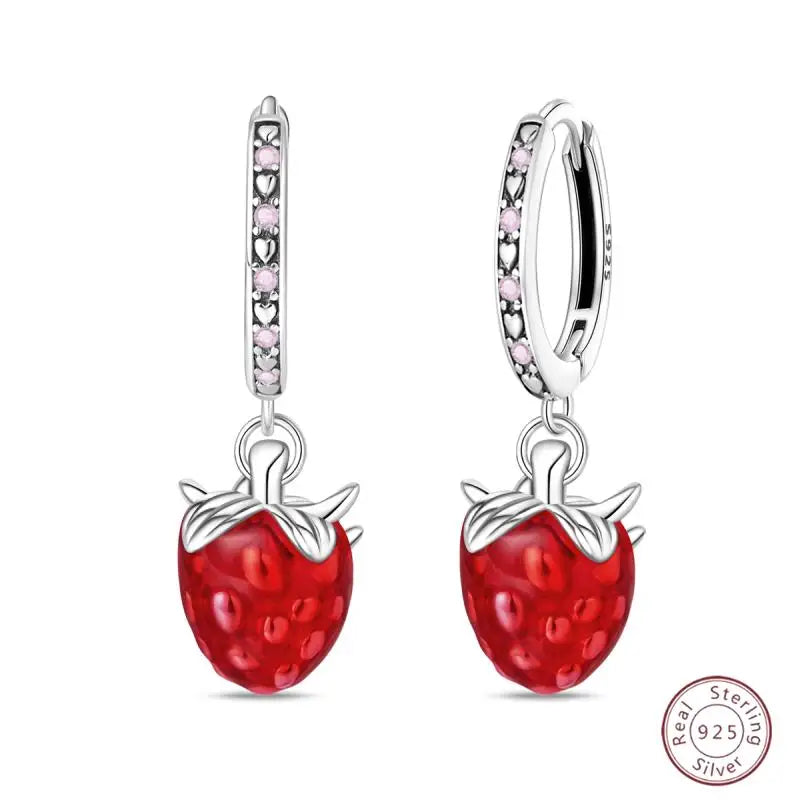 New Original 925 Sterling Silver Sweetheart Bow & Crab Ocean Earrings | Donut Zircon Round Design Women’s Fine Jewelry