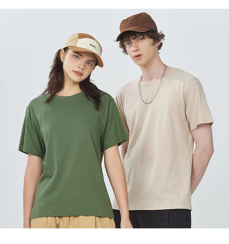 100% Cotton Women T-Shirt – Casual Sporty Short Sleeve O-Neck Tee | Loose Summer Top White & Black