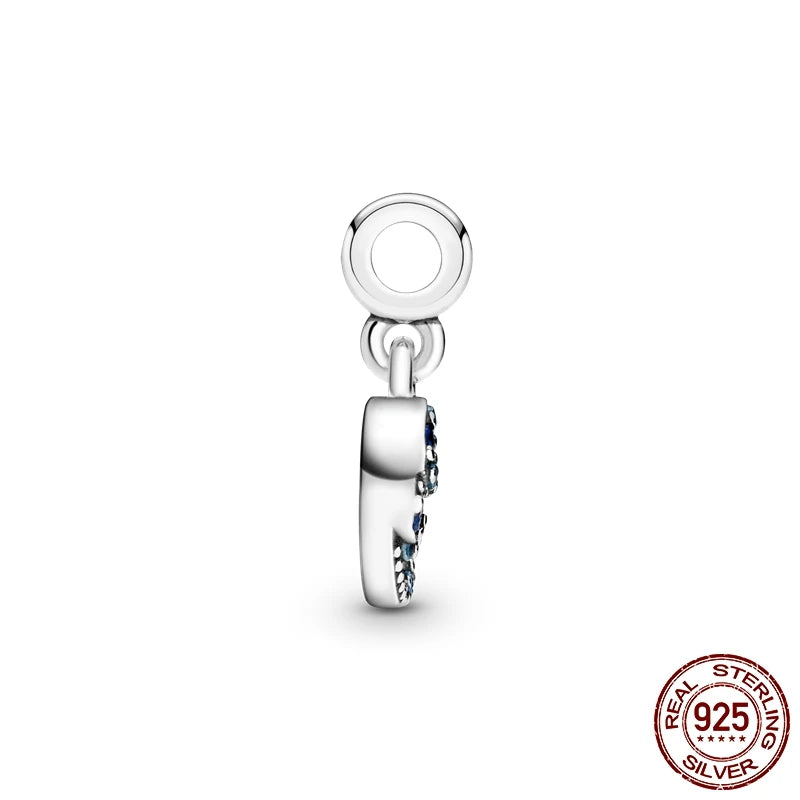 925 Silver 👁️ Eye Medallion Pendant | Pandora Fit DIY Connector Charm