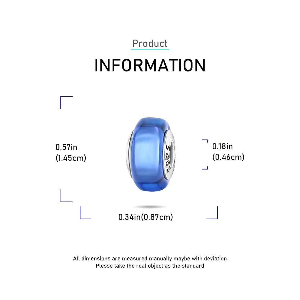 New 925 Sterling Silver Pink Daisy Murano Glass Charm | Cold Enamel Bead Fit Pandora Bracelet & Necklace