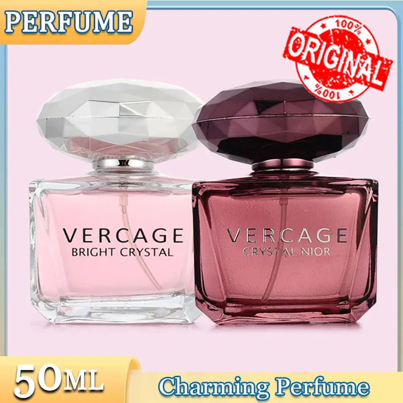 50ML Osmanthus Peony & Pomegranate Perfume for Women – Crystal Diamond Series | Light, Elegant & Long-Lasting Fragrance