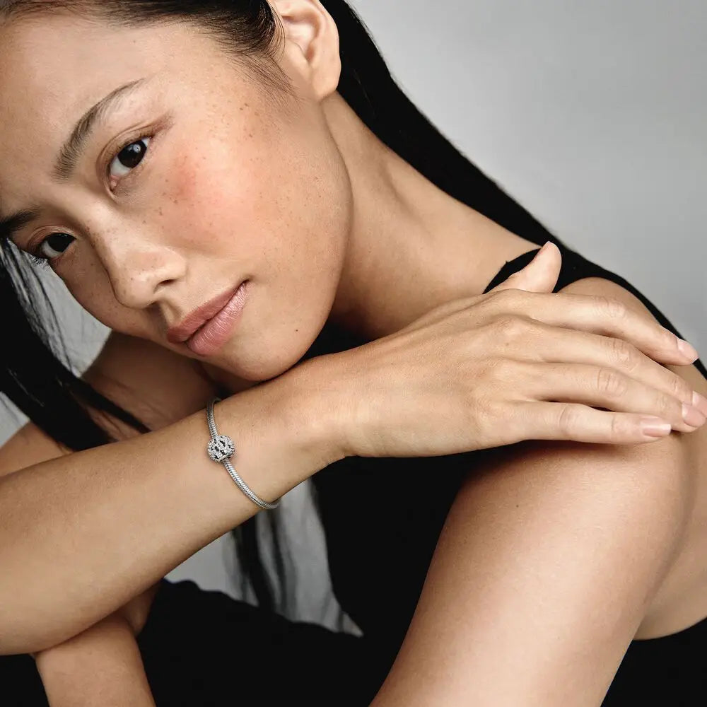 925 Sterling Silver Angel Wings Multi-Color Charm | Fits Original Pandora Bracelet | DIY Ladies Jewelry Accessories