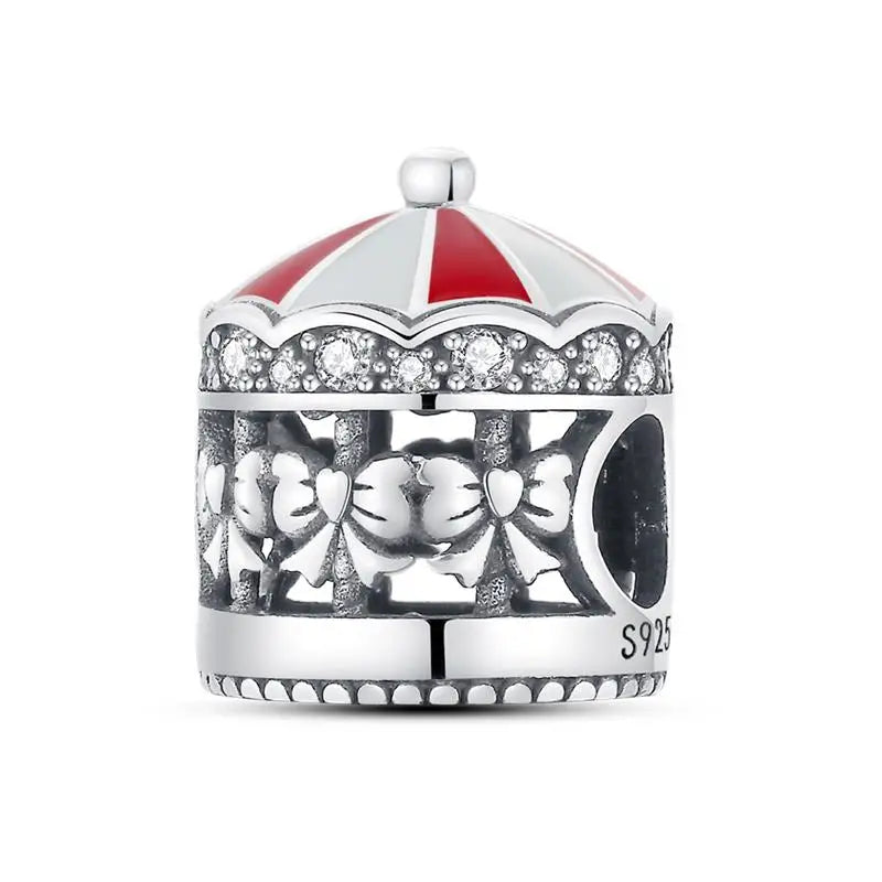 925 Sterling Silver Chocolate & Coffee Charm Beads | Fits Original Pandora Bracelet | DIY Jewelry Souvenir Gift