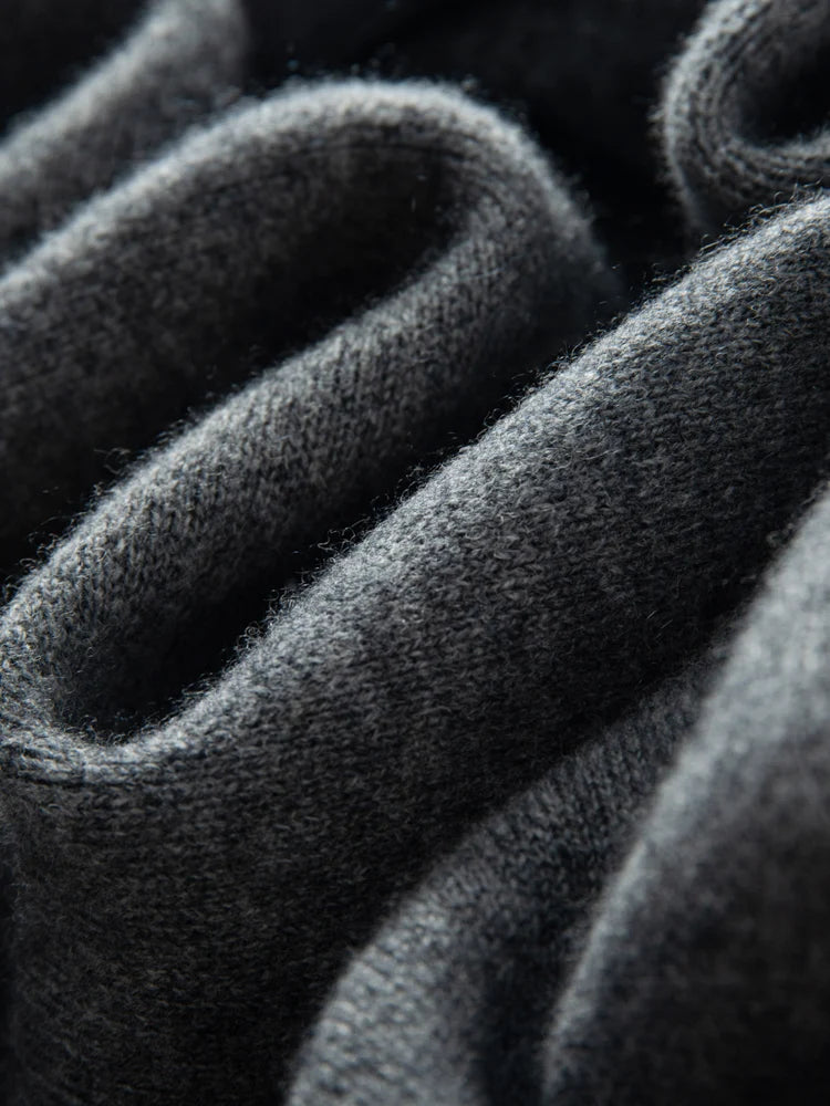 100% Cashmere High Waist Wide Leg Pants | Winter Warm Solid Trousers | Casual Korean Women’s Pants