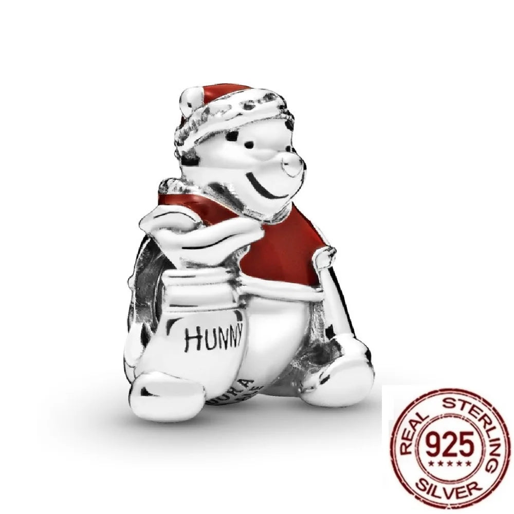 925 Sterling Silver Disney Character Beads – Mickey, Minnie, Princess, Stitch, Iron Man, Spiderman Charms for Pandora Bracelet