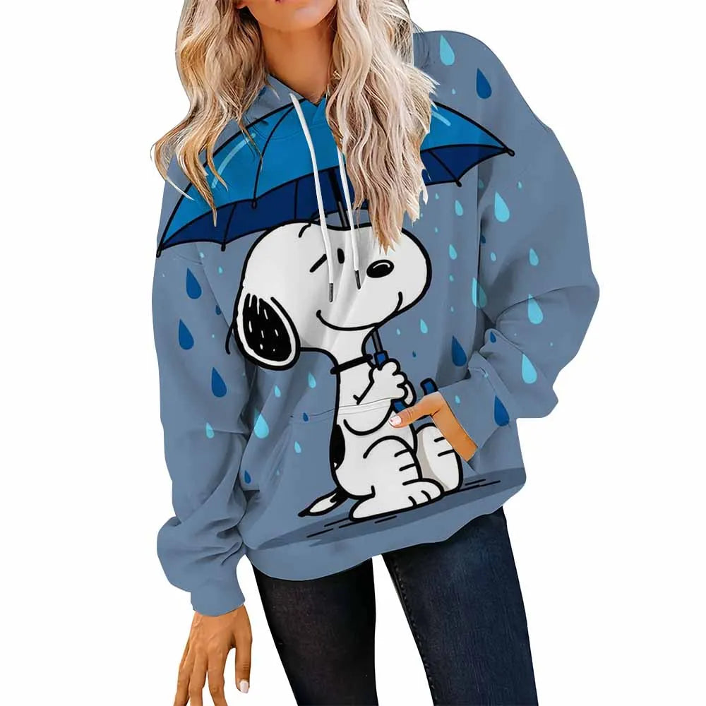 Women’s Disney Stitch Long Sleeve Hoodie – Unisex Round Neck Sweatshirt Y2K 90s Gothic Autumn Winter Pullovers 🐾❄️