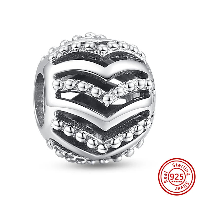 Authentic 925 Sterling Silver Snowflake, Starfish, Shell & Heart Charms | Fit Original Bracelets DIY Women Jewelry