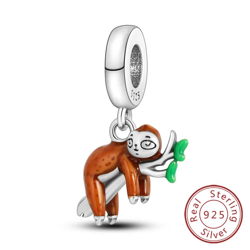 Cute Animal Puppy & Cat Charms | Fit Original 925 Sterling Silver Bracelet – DIY Women’s Fine Jewelry Beads