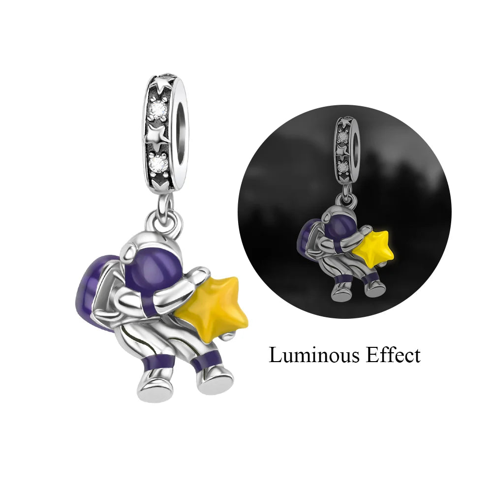 925 Sterling Silver Animal Charms | Bear, Rabbit, Dog, Panda, Elephant & Pig Beads Fit Original Bracelet DIY Jewelry Gift