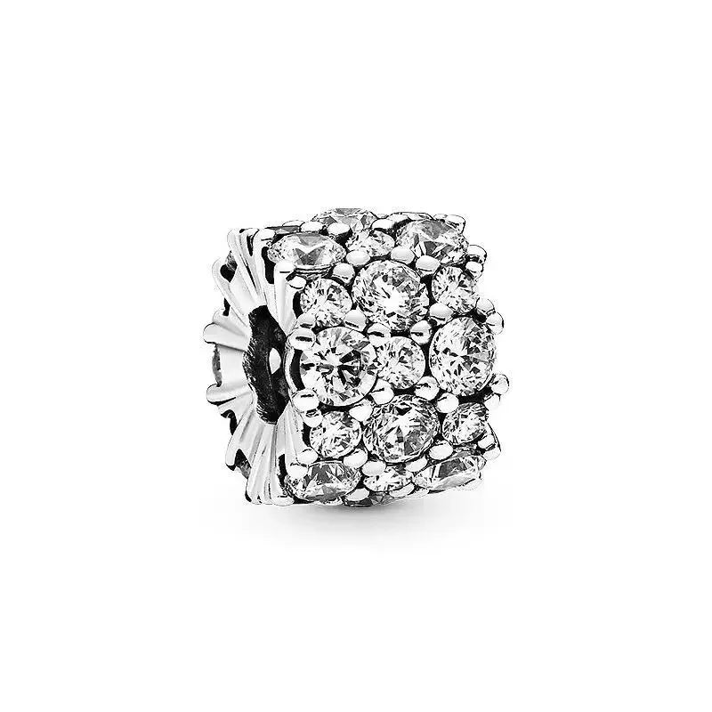 925 Sterling Silver Angel Wings Multi-Color Charm | Fits Original Pandora Bracelet | DIY Ladies Jewelry Accessories